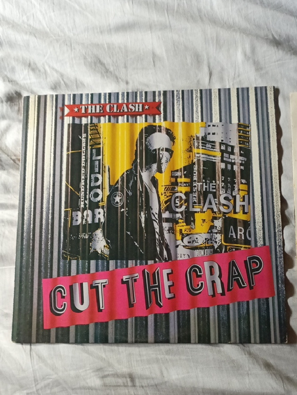 The Clash "Cut The Crap" Album Vintage 1985 Original. Master Disc